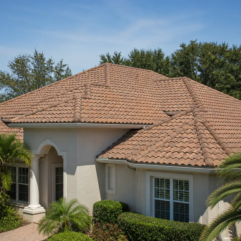 Tile roofing